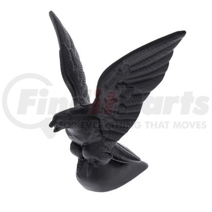 72050 by UNITED PACIFIC - Hood Ornament - Die Cast, American Eagle Design, Matte Black