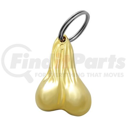 78009 by UNITED PACIFIC - Key Chain - 2-1/2" Small Die-Cast, Gold,. Low-Hanging Balls, Novelty