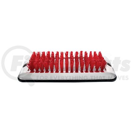 90055 by UNITED PACIFIC - Shoe/Boot Scraper - Stainless Steel, with Red Brush