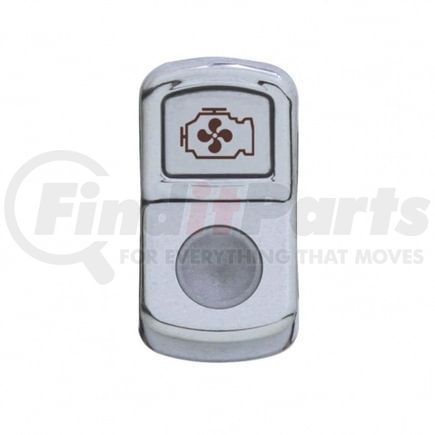 45081B by UNITED PACIFIC - Rocker Switch Cover - "Engine Fan", Indented