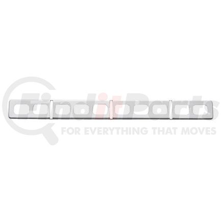 48510 by UNITED PACIFIC - Dashboard Panel - Button Panel Trim, Stainless, for Freightliner Cover