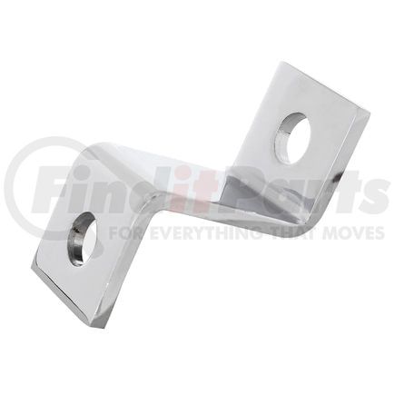 60002 by UNITED PACIFIC - Auxiliary Light Mounting Bracket - Bulk, Chrome, Heavy Duty "Z" Type, 1-1/2" x 2" x 1-1/2"