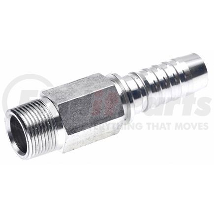 81258 by GATES - Male Pipe (NPTF - 30 Cone Seat) - Long Hex (Power Crimp)