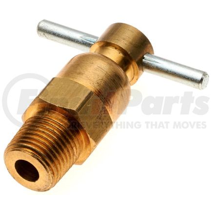 Gates G33830-0004 Hydraulic Hose Air Brake For Rubber Hose-->Male Pipe Drain Cock - Internal Seat