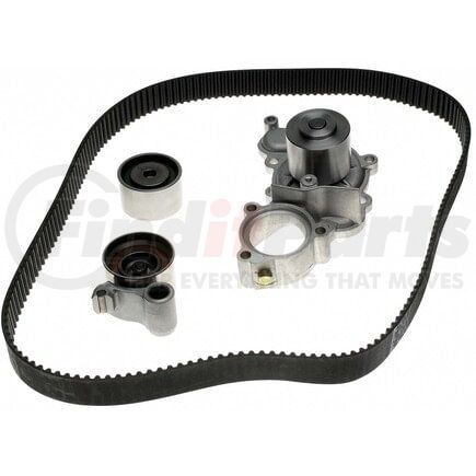 Gates TCKWP157 Serpentine Belt Engine Timing Belt Kit with Water Pump for TOYOTA