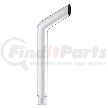 B3-75-060 by UNITED PACIFIC - Exhaust Stack Pipe - 7", Bull, Reduce To 5" OD Bottom, 60" L