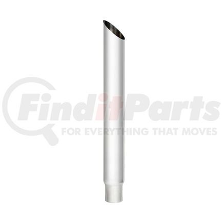 M3-65-072 by UNITED PACIFIC - Exhaust Stack Pipe - 6", Mitred, Reduce To 5" O.D. Bottom, 72" L