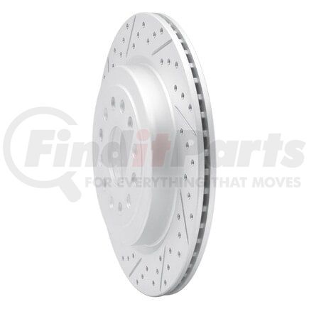 830-40121L by DYNAMIC FRICTION COMPANY - Geoperformance Rotor - Drilled and Slotted