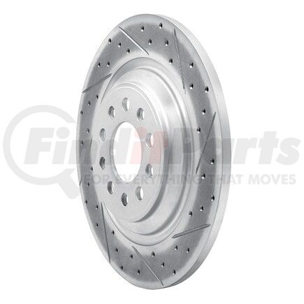 830-42010R by DYNAMIC FRICTION COMPANY - Geoperformance Rotor - Drilled and Slotted