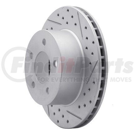 830-42022R by DYNAMIC FRICTION COMPANY - Geoperformance Rotor - Drilled and Slotted