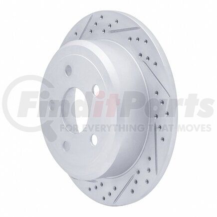 830-42029L by DYNAMIC FRICTION COMPANY - Geoperformance Rotor - Drilled and Slotted