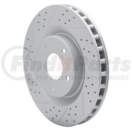 830-46018L by DYNAMIC FRICTION COMPANY - Geoperformance Rotor - Drilled and Slotted