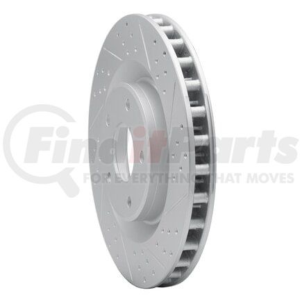 830-46018R by DYNAMIC FRICTION COMPANY - Geoperformance Rotor - Drilled and Slotted