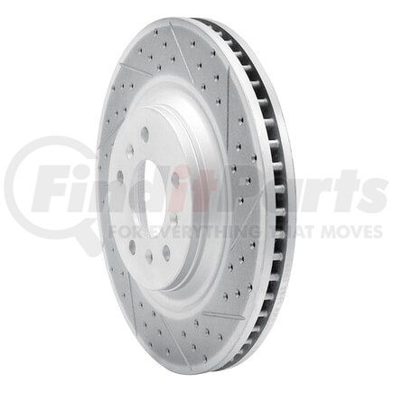 830-46022R by DYNAMIC FRICTION COMPANY - Geoperformance Rotor - Drilled and Slotted