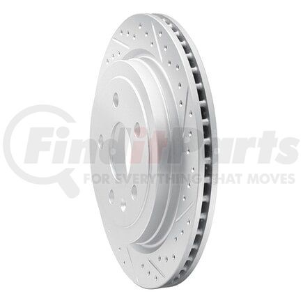 830-46024R by DYNAMIC FRICTION COMPANY - Geoperformance Rotor - Drilled and Slotted