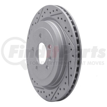 830-46032R by DYNAMIC FRICTION COMPANY - Geoperformance Rotor - Drilled and Slotted