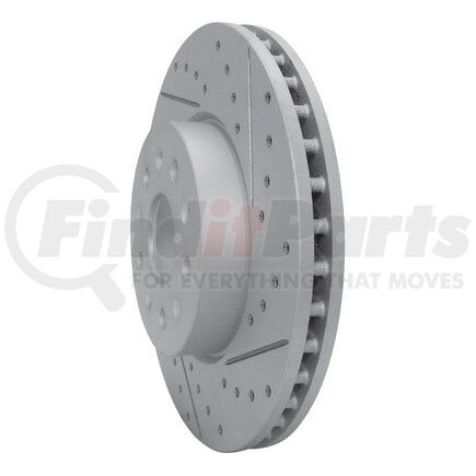 830-46038R by DYNAMIC FRICTION COMPANY - Geoperformance Rotor - Drilled and Slotted