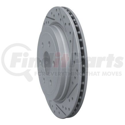 830-46045R by DYNAMIC FRICTION COMPANY - Geoperformance Rotor - Drilled and Slotted