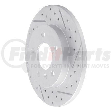 830-47042R by DYNAMIC FRICTION COMPANY - Geoperformance Rotor - Drilled and Slotted