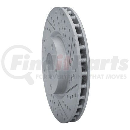 830-47050R by DYNAMIC FRICTION COMPANY - Geoperformance Rotor - Drilled and Slotted