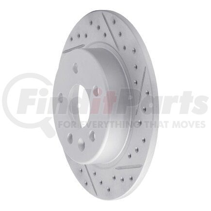 830-47052R by DYNAMIC FRICTION COMPANY - Geoperformance Rotor - Drilled and Slotted