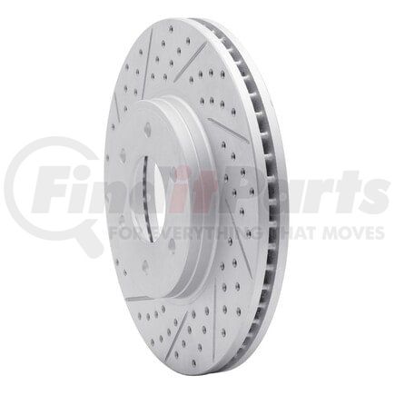 830-47069L by DYNAMIC FRICTION COMPANY - Geoperformance Rotor - Drilled and Slotted