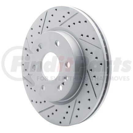 830-47080L by DYNAMIC FRICTION COMPANY - Geoperformance Rotor - Drilled and Slotted