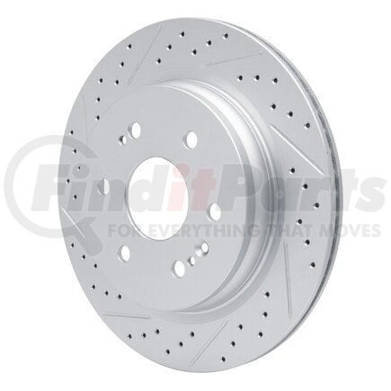 830-47081L by DYNAMIC FRICTION COMPANY - Geoperformance Rotor - Drilled and Slotted