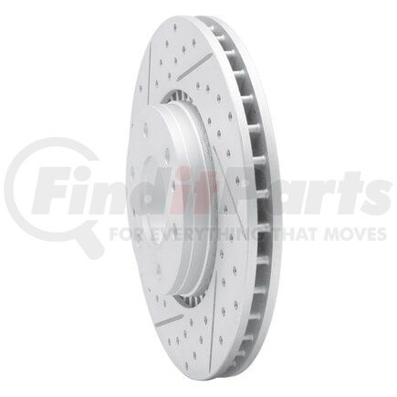 830-48046L by DYNAMIC FRICTION COMPANY - Geoperformance Rotor - Drilled and Slotted