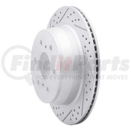 830-48053L by DYNAMIC FRICTION COMPANY - Geoperformance Rotor - Drilled and Slotted