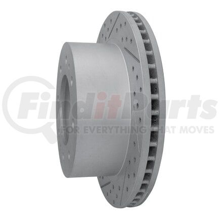 830-48061L by DYNAMIC FRICTION COMPANY - Geoperformance Rotor - Drilled and Slotted