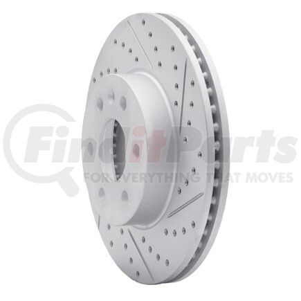 830-48062R by DYNAMIC FRICTION COMPANY - Geoperformance Rotor - Drilled and Slotted