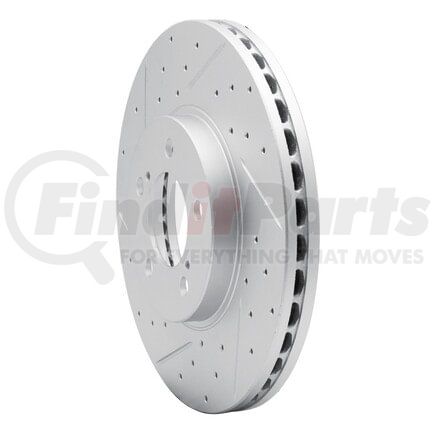 830-54038L by DYNAMIC FRICTION COMPANY - Geoperformance Rotor - Drilled and Slotted