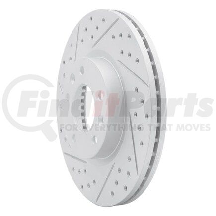 830-54059L by DYNAMIC FRICTION COMPANY - Geoperformance Rotor - Drilled and Slotted