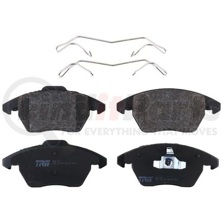 TRH1107 by TRW - TRW PREMIUM BRAKING - METALLIC BRAKE PAD SET - TRH1107