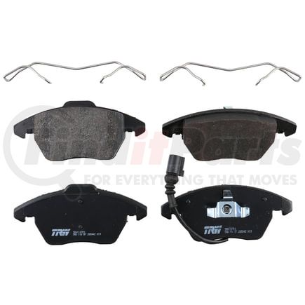 TRH1107ES by TRW - TRW PREMIUM BRAKING - METALLIC BRAKE PAD SET - TRH1107ES