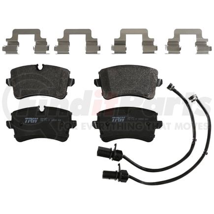 TRH1547 by TRW - TRW PREMIUM BRAKING - METALLIC BRAKE PAD SET - TRH1547