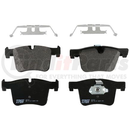 TRH1561 by TRW - TRW PREMIUM BRAKING - METALLIC BRAKE PAD SET - TRH1561
