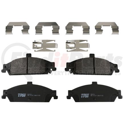 TRM0752 by TRW - TRW PREMIUM BRAKING - METALLIC BRAKE PAD SET - TRM0752