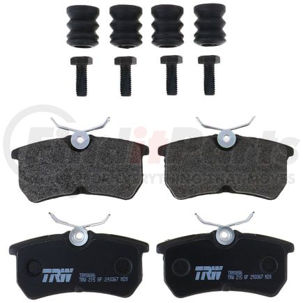 TRM0886 by TRW - TRW PREMIUM BRAKING - METALLIC BRAKE PAD SET - TRM0886