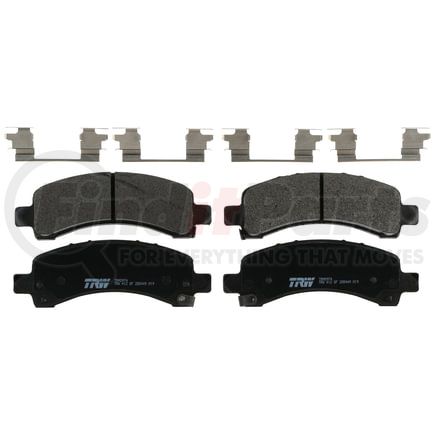 TRM0974 by TRW - TRW PREMIUM BRAKING - METALLIC BRAKE PAD SET - TRM0974