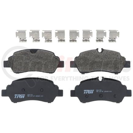 TRW TRM1775 Disc Brake Pad Set TRW PREMIUM BRAKING - METALLIC BRAKE PAD SET - TRM1775