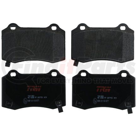 TRW TXC1053 Disc Brake Pad Set TRW PREMIUM BRAKING - CERAMIC BRAKE PAD SET - TXC1053