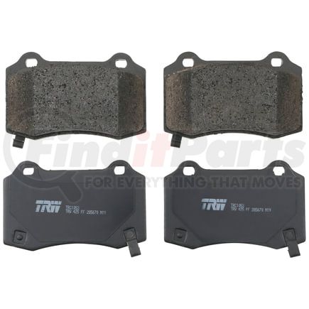 TRC1053 by TRW - TRW PREMIUM BRAKING - CERAMIC BRAKE PAD SET - TRC1053
