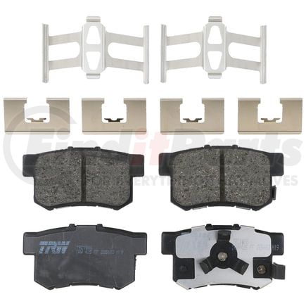 TRC1086 by TRW - TRW PREMIUM BRAKING - CERAMIC BRAKE PAD SET - TRC1086