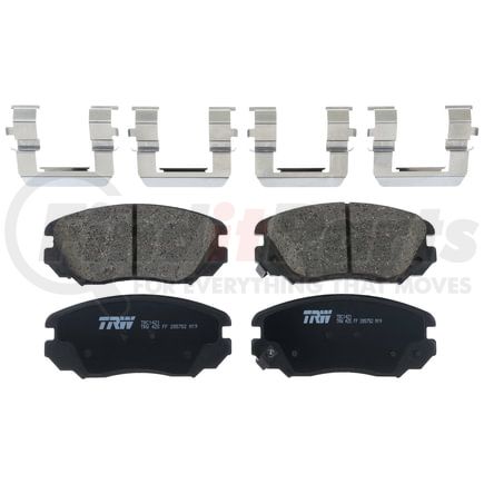 TRC1421 by TRW - TRW PREMIUM BRAKING - CERAMIC BRAKE PAD SET - TRC1421