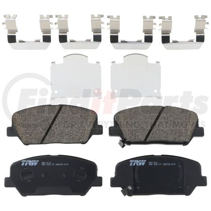 TRC1413 by TRW - TRW PREMIUM BRAKING - CERAMIC BRAKE PAD SET - TRC1413