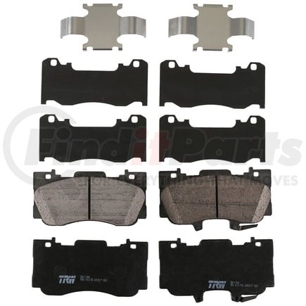 TRC1784 by TRW - TRW PREMIUM BRAKING - CERAMIC BRAKE PAD SET - TRC1784