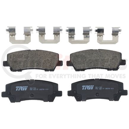 TRW TRC1793 Disc Brake Pad Set TRW PREMIUM BRAKING - CERAMIC BRAKE PAD SET - TRC1793
