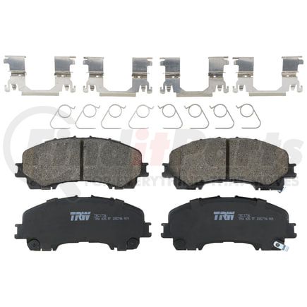 TRW TRC1736 Disc Brake Pad Set TRW PREMIUM BRAKING - CERAMIC BRAKE PAD SET - TRC1736